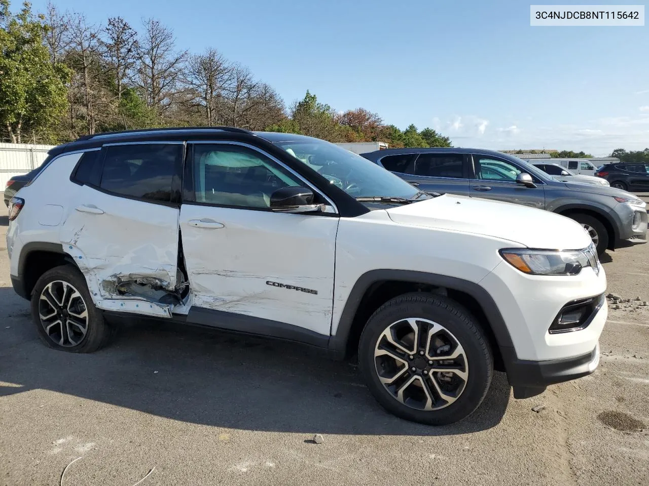 2022 Jeep Compass Limited VIN: 3C4NJDCB8NT115642 Lot: 69851474