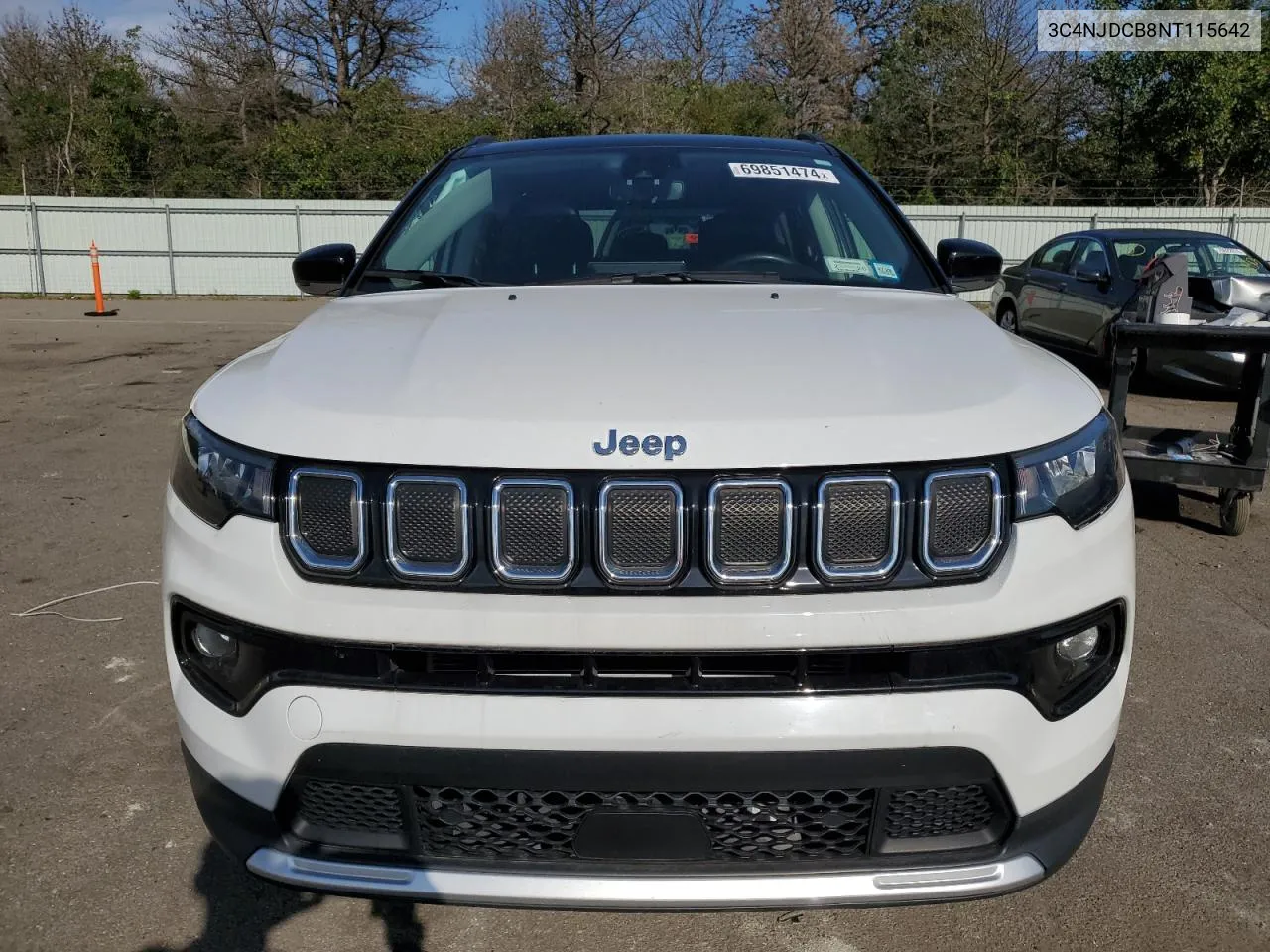 2022 Jeep Compass Limited VIN: 3C4NJDCB8NT115642 Lot: 69851474