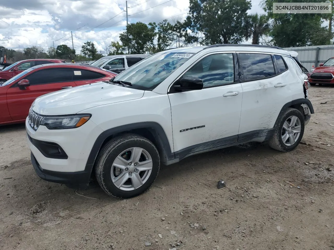 2022 Jeep Compass Latitude VIN: 3C4NJCBB4NT201896 Lot: 69944624