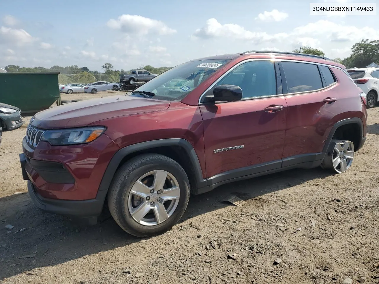 3C4NJCBBXNT149433 2022 Jeep Compass Latitude