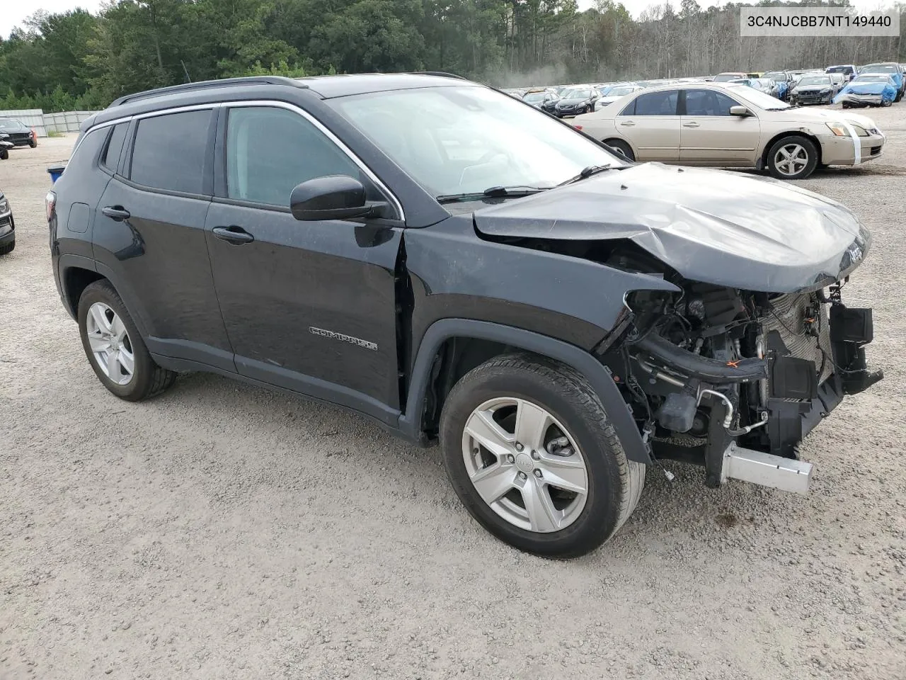 2022 Jeep Compass Latitude VIN: 3C4NJCBB7NT149440 Lot: 70628784