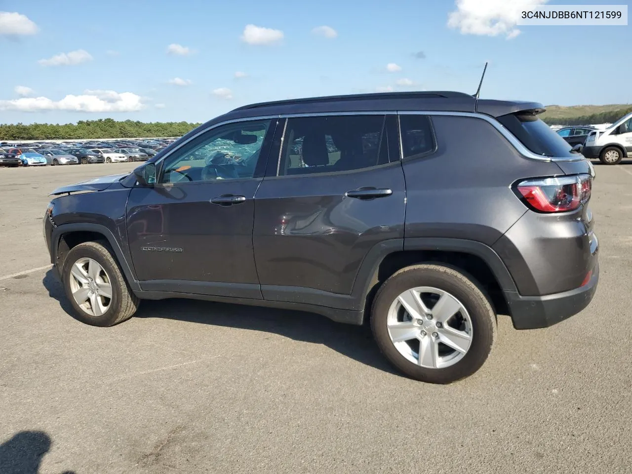 2022 Jeep Compass Latitude VIN: 3C4NJDBB6NT121599 Lot: 71547634