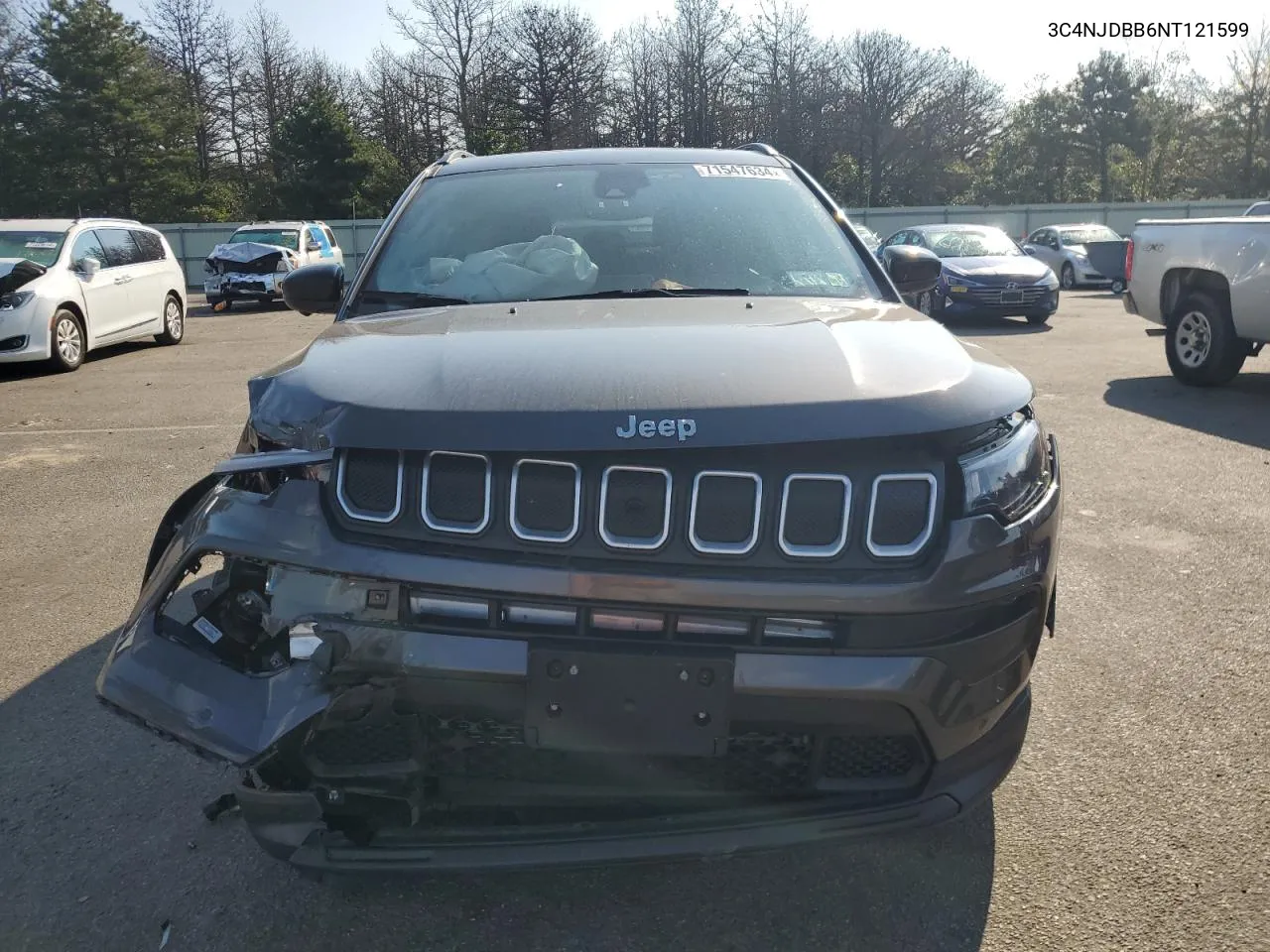 3C4NJDBB6NT121599 2022 Jeep Compass Latitude