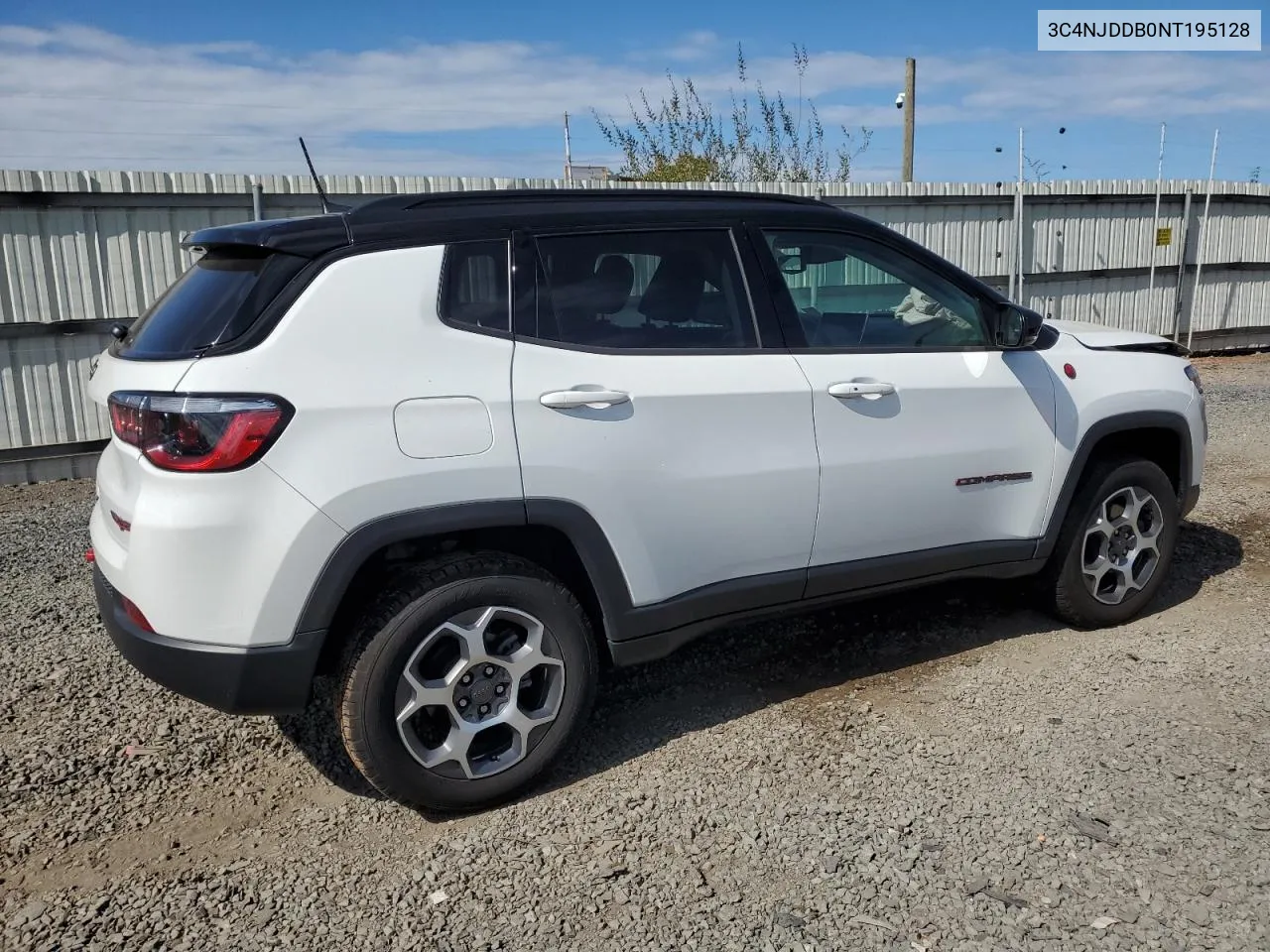 2022 Jeep Compass Trailhawk VIN: 3C4NJDDB0NT195128 Lot: 72320244