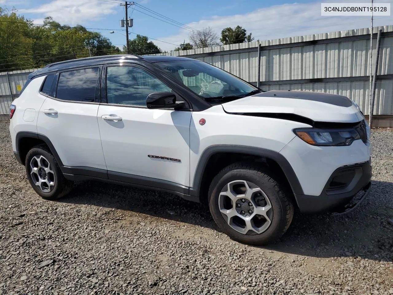 2022 Jeep Compass Trailhawk VIN: 3C4NJDDB0NT195128 Lot: 72320244