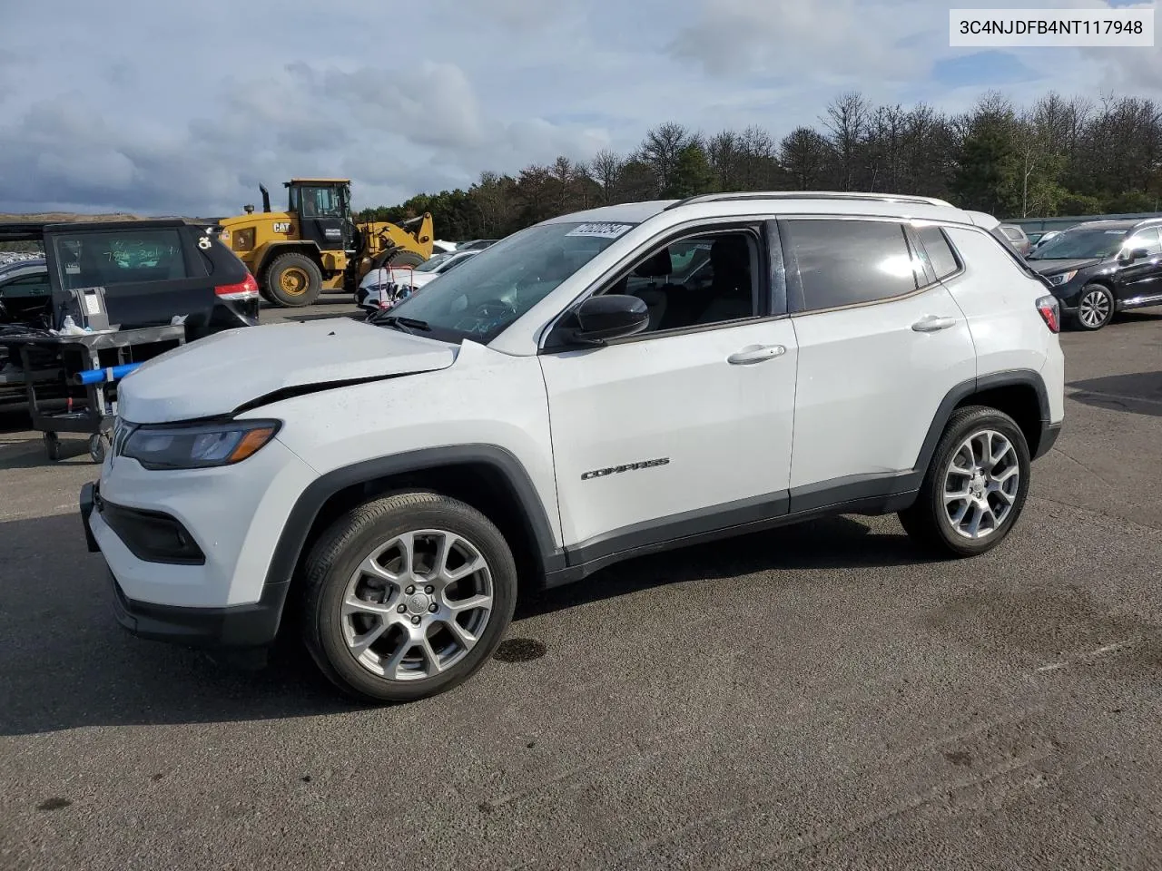 2022 Jeep Compass Latitude Lux VIN: 3C4NJDFB4NT117948 Lot: 72620254