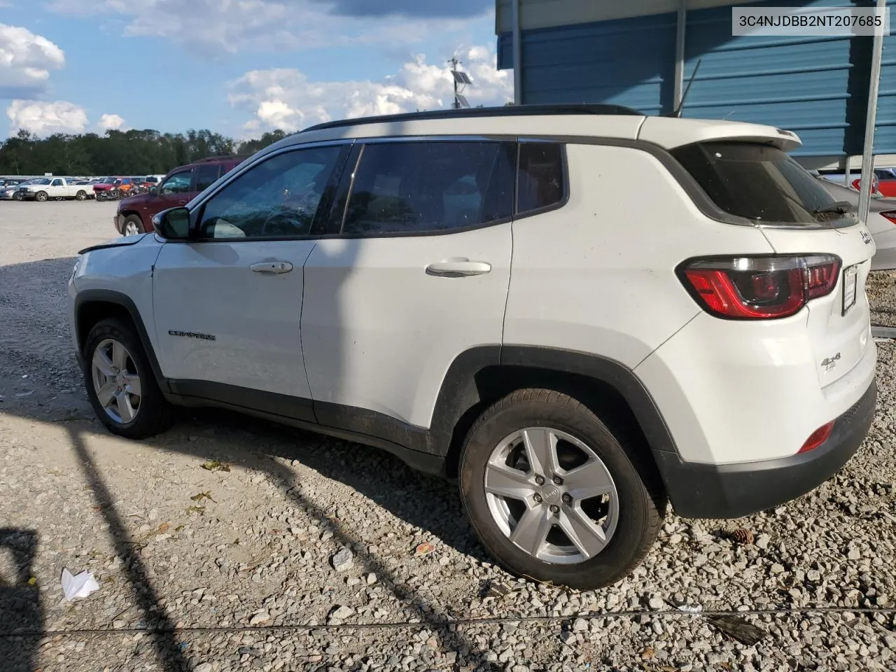 2022 Jeep Compass Latitude VIN: 3C4NJDBB2NT207685 Lot: 74148924