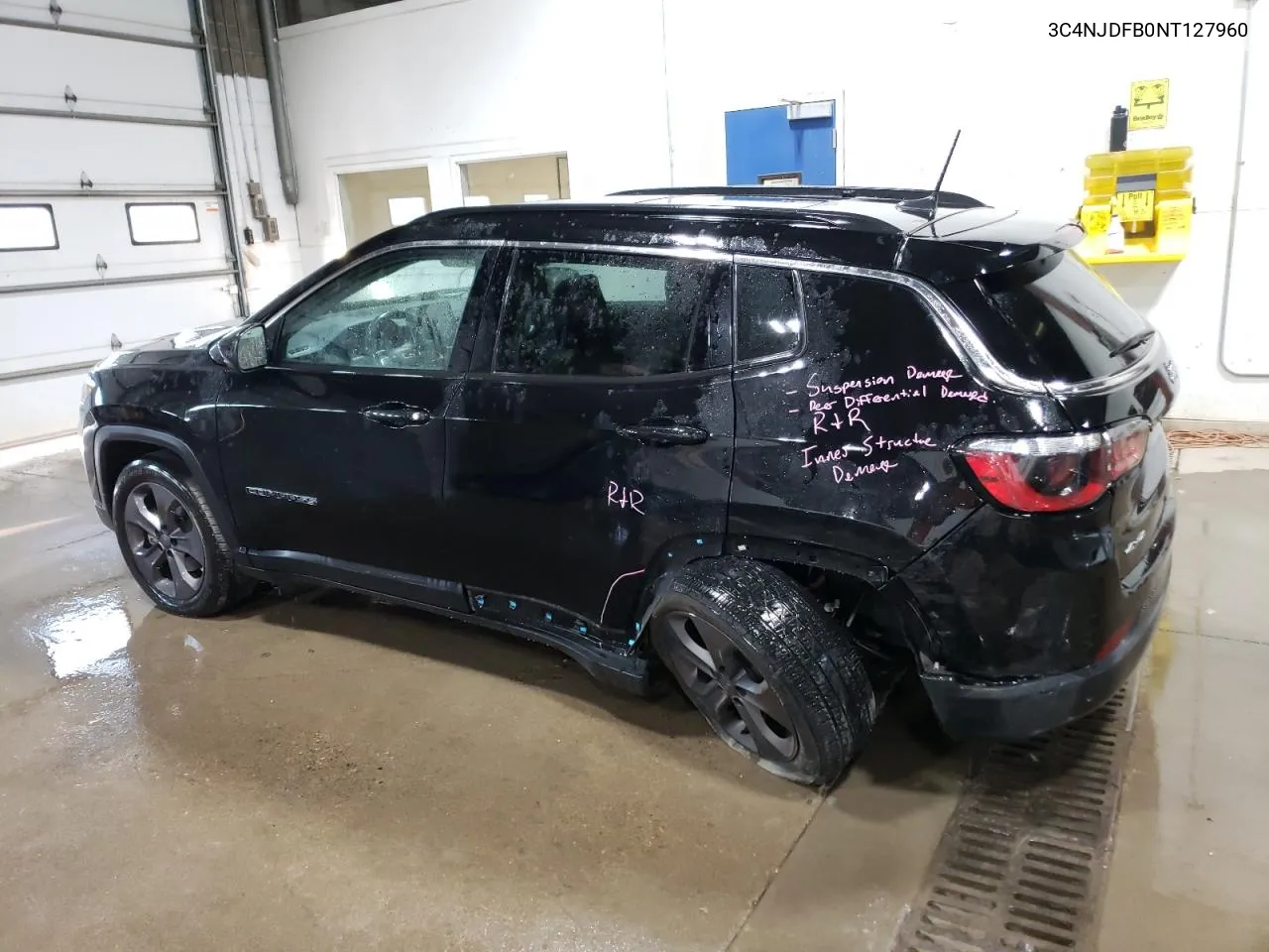 2022 Jeep Compass Latitude Lux VIN: 3C4NJDFB0NT127960 Lot: 74328904