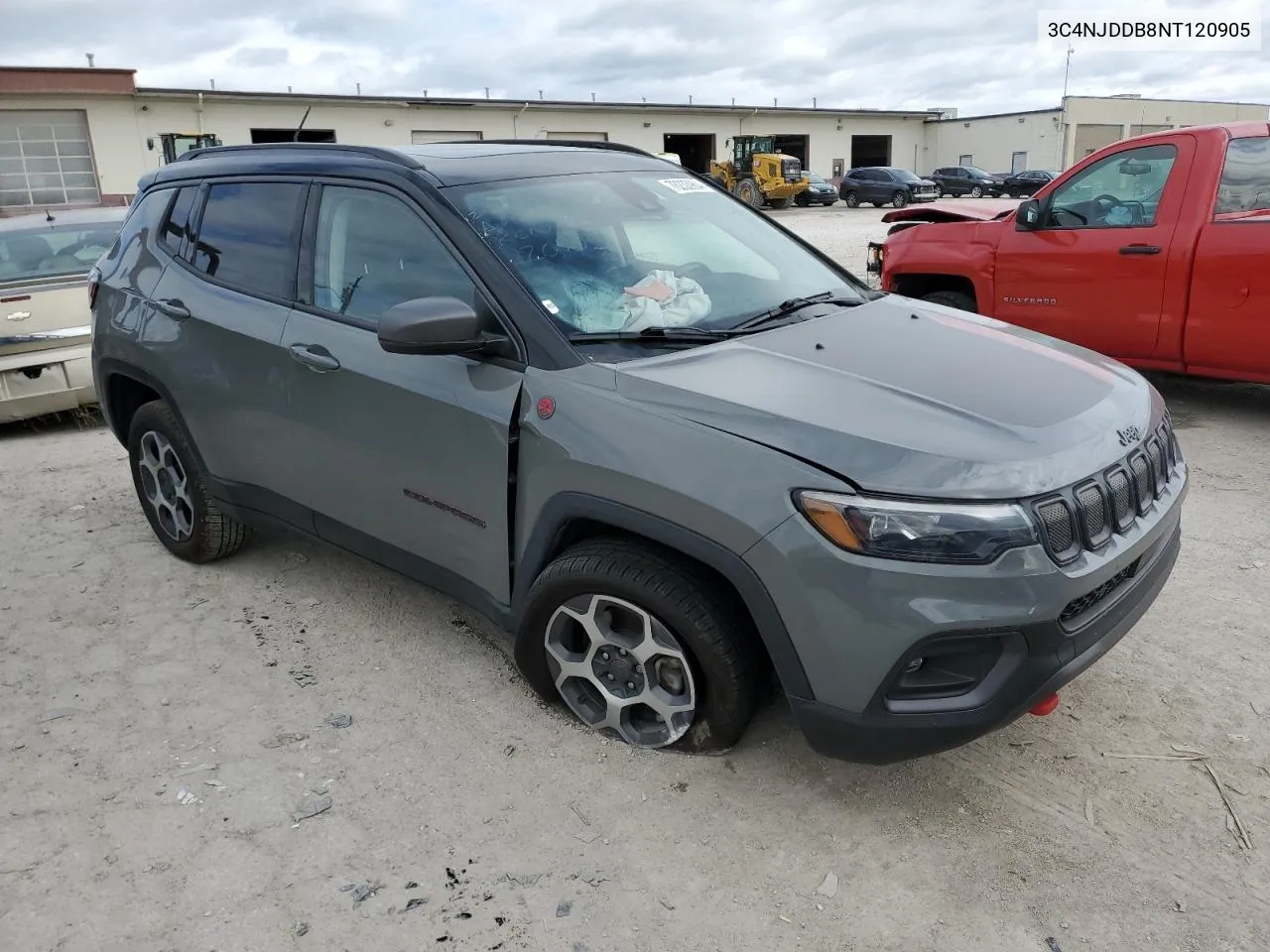 2022 Jeep Compass Trailhawk VIN: 3C4NJDDB8NT120905 Lot: 76233964