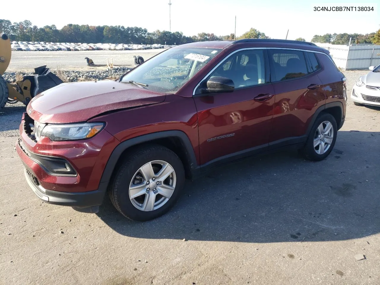 3C4NJCBB7NT138034 2022 Jeep Compass Latitude