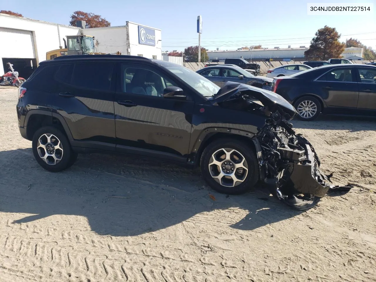 2022 Jeep Compass Trailhawk VIN: 3C4NJDDB2NT227514 Lot: 78371384