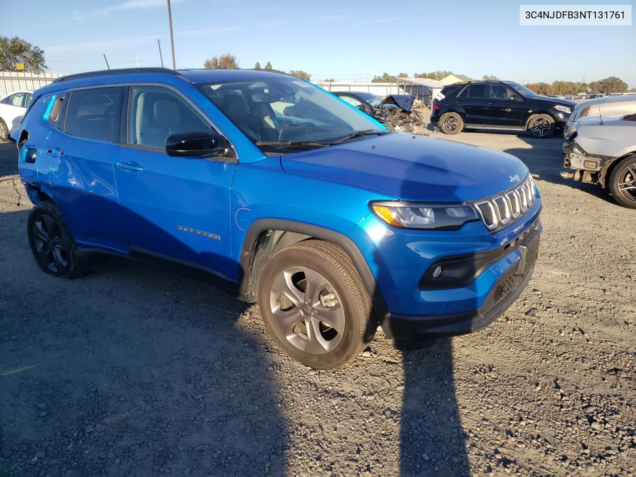 2022 Jeep Compass Latitude Lux VIN: 3C4NJDFB3NT131761 Lot: 79489674