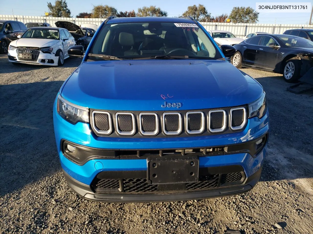 2022 Jeep Compass Latitude Lux VIN: 3C4NJDFB3NT131761 Lot: 79489674