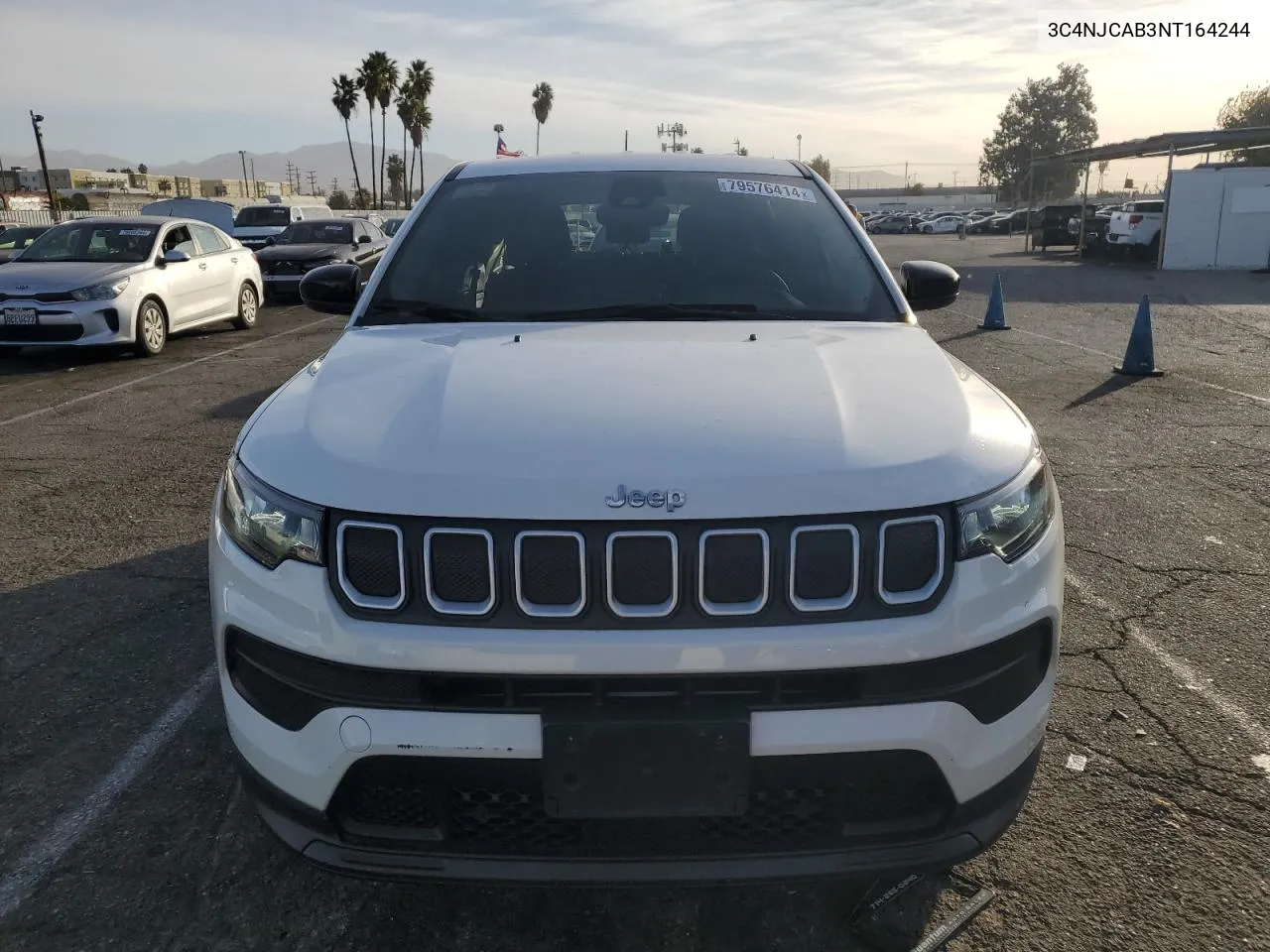 2022 Jeep Compass Sport VIN: 3C4NJCAB3NT164244 Lot: 79576414