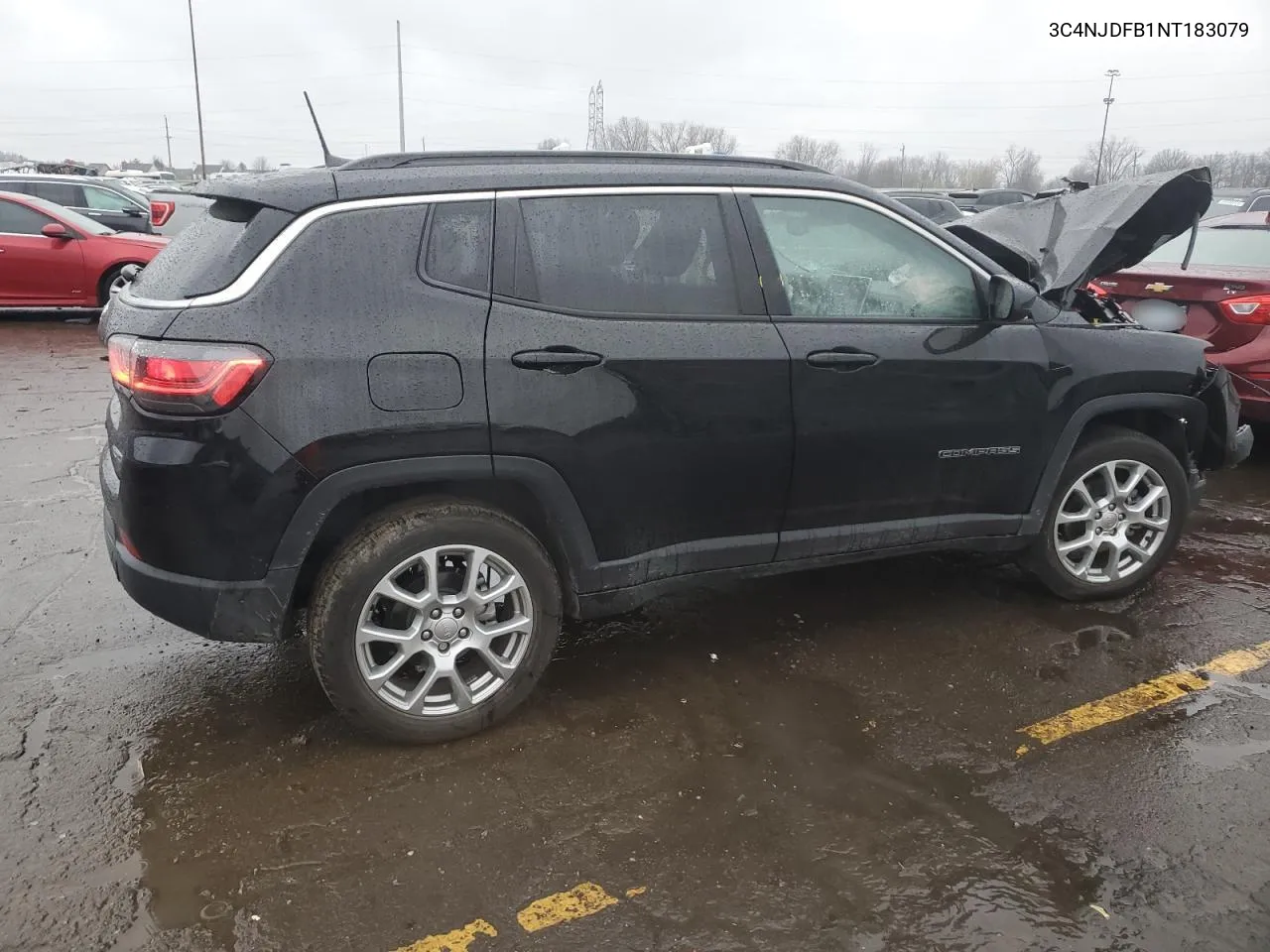 2022 Jeep Compass Latitude Lux VIN: 3C4NJDFB1NT183079 Lot: 79602914