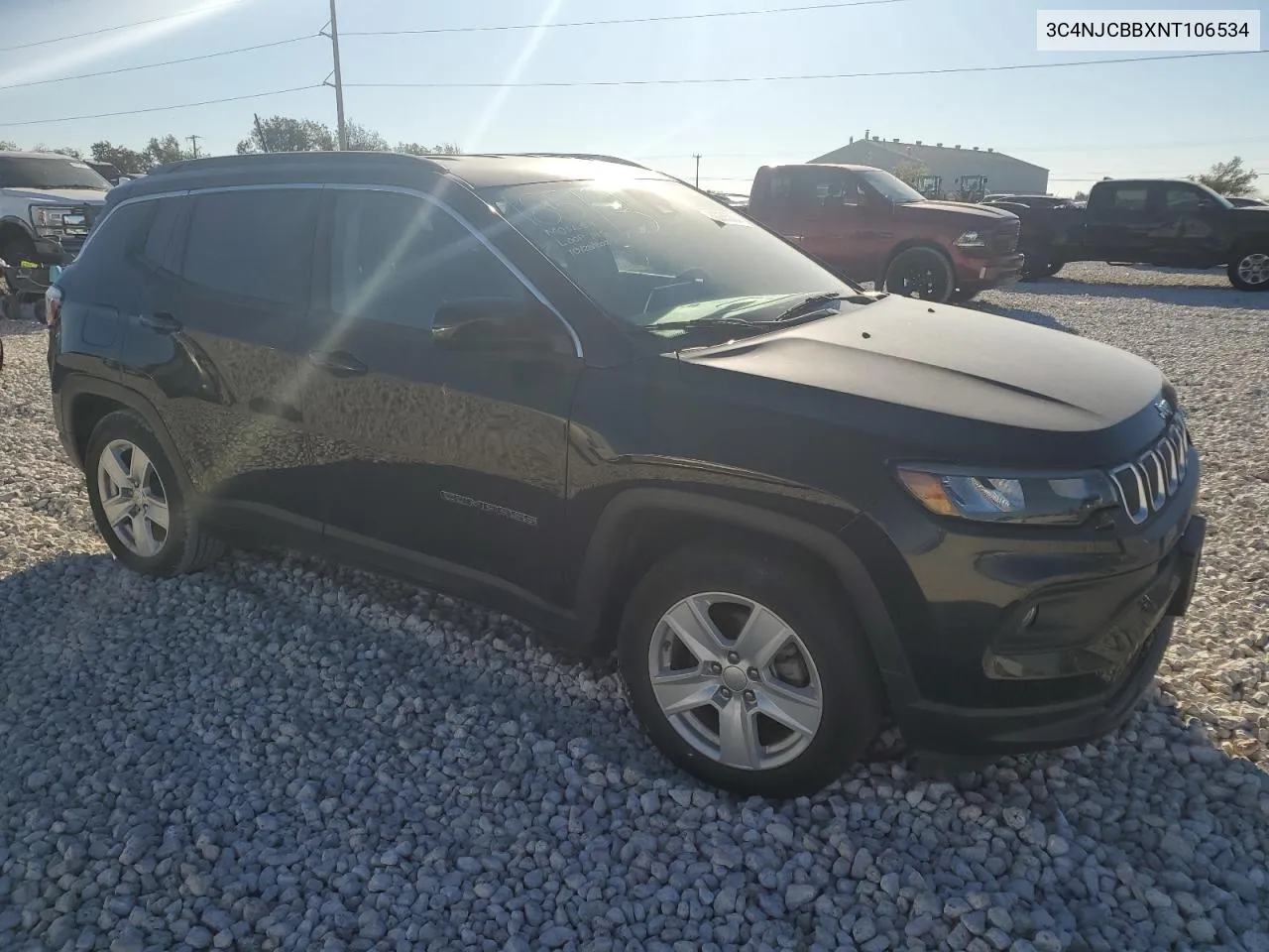 2022 Jeep Compass Latitude VIN: 3C4NJCBBXNT106534 Lot: 80285004