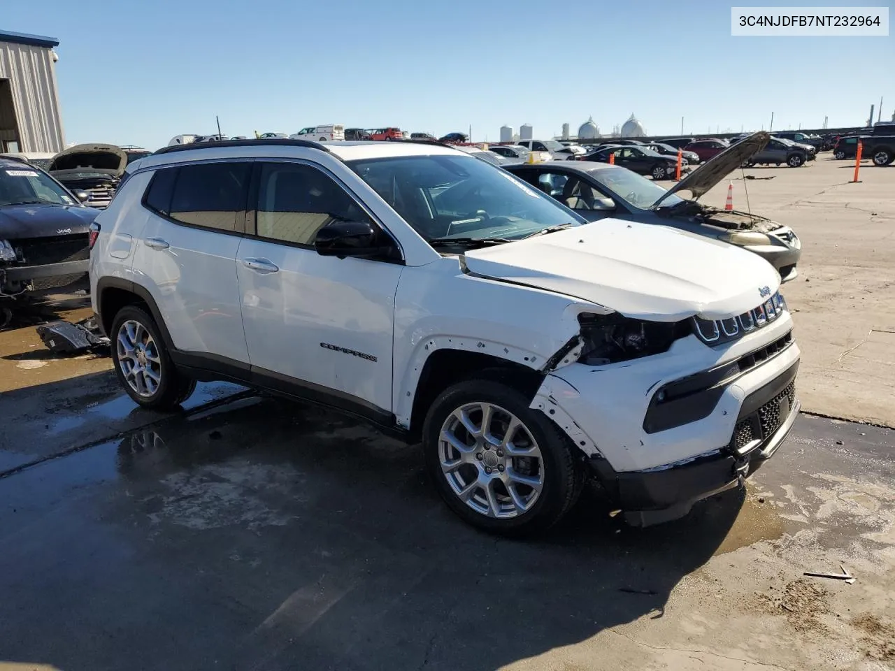 2022 Jeep Compass Latitude Lux VIN: 3C4NJDFB7NT232964 Lot: 80874934