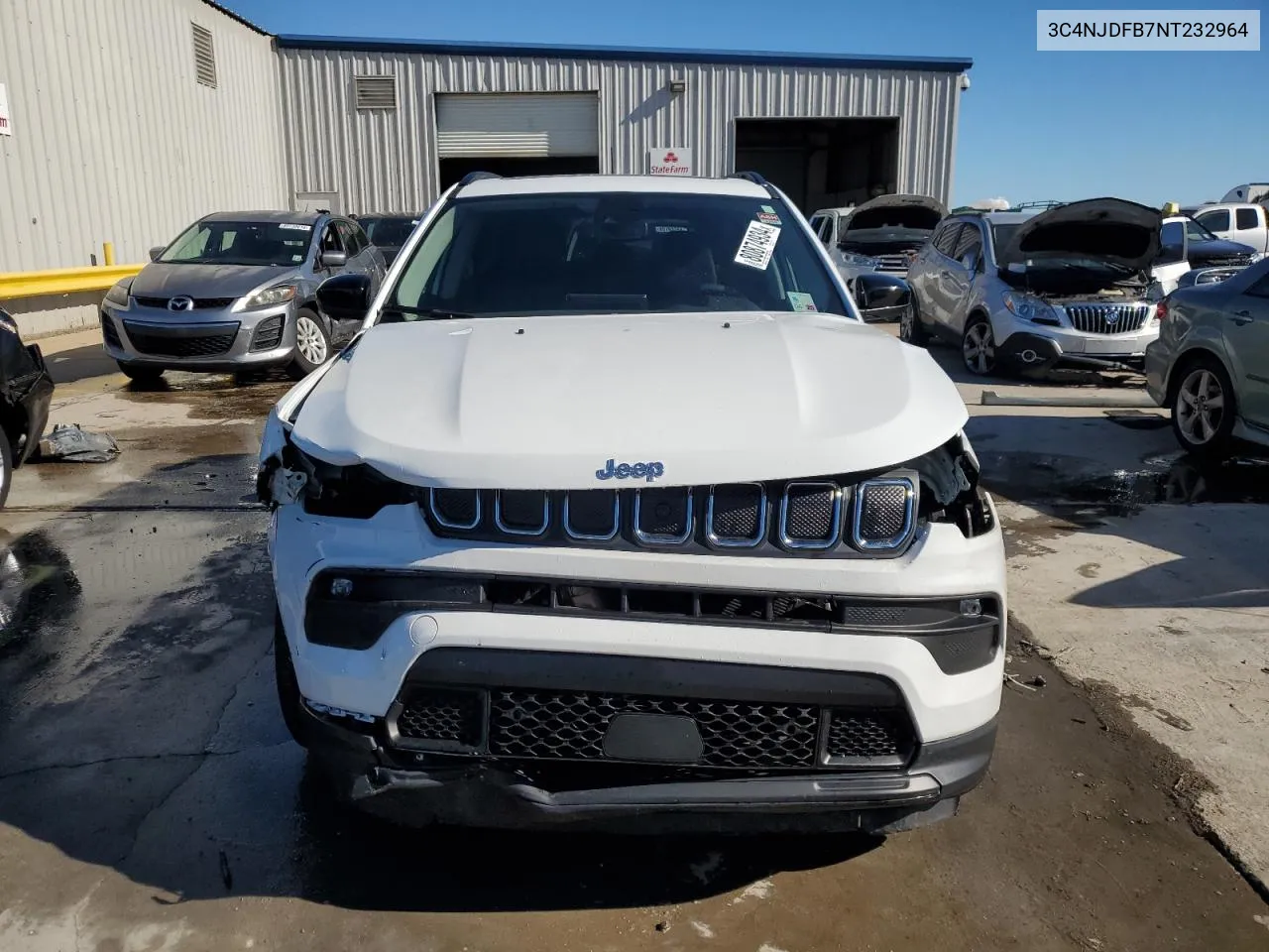 2022 Jeep Compass Latitude Lux VIN: 3C4NJDFB7NT232964 Lot: 80874934