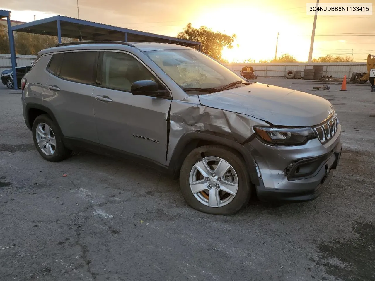 2022 Jeep Compass Latitude VIN: 3C4NJDBB8NT133415 Lot: 81204594