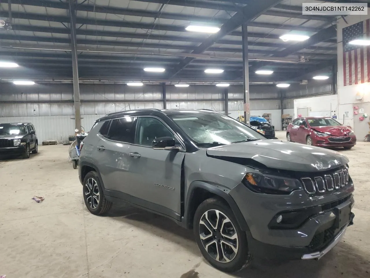 2022 Jeep Compass Limited VIN: 3C4NJDCB1NT142262 Lot: 81565384