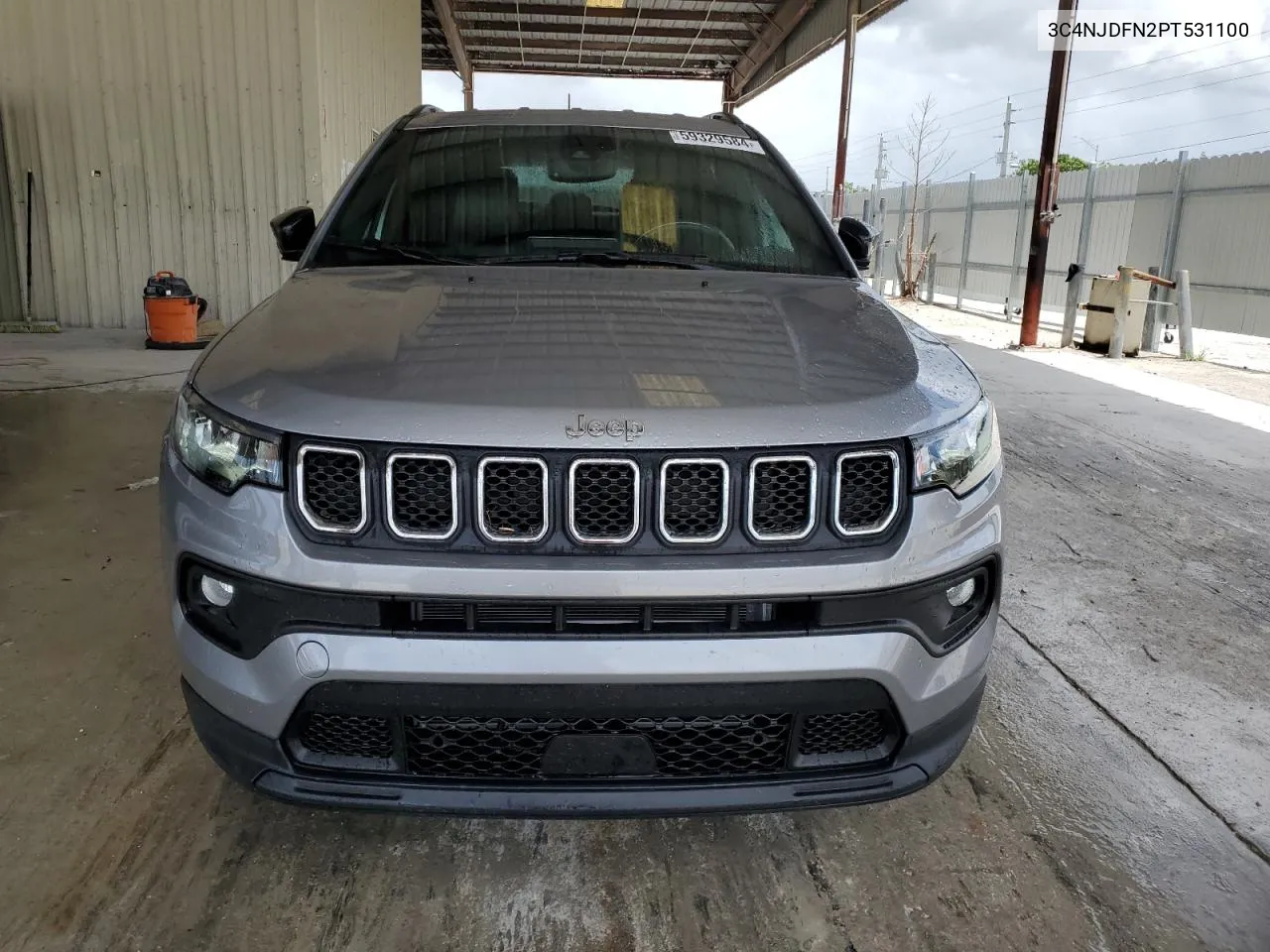 2023 Jeep Compass Latitude Lux VIN: 3C4NJDFN2PT531100 Lot: 59329584