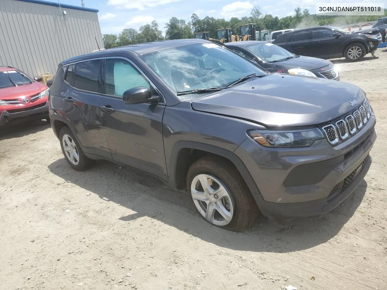 3C4NJDAN6PT511018 2023 Jeep Compass Sport