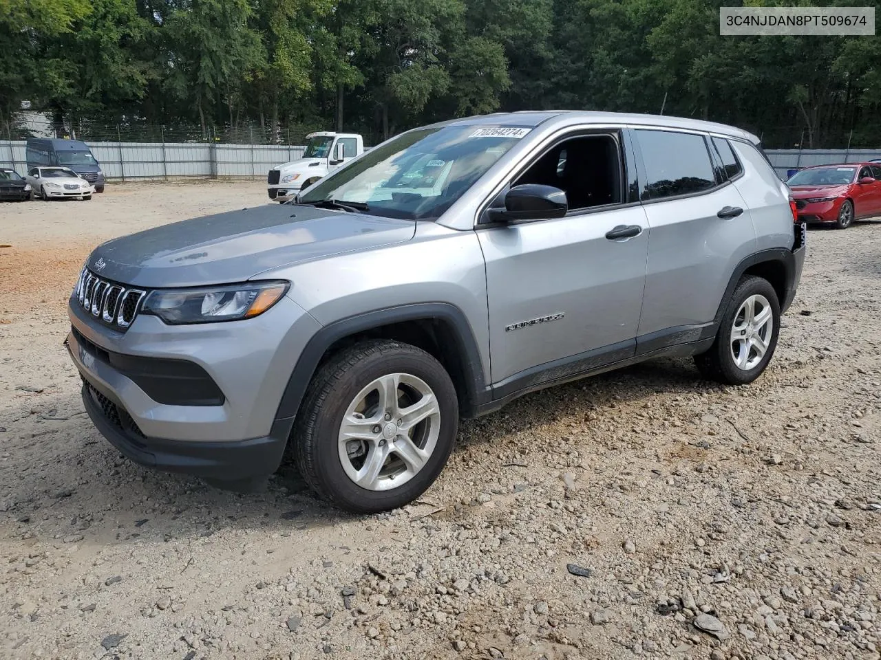 2023 Jeep Compass Sport VIN: 3C4NJDAN8PT509674 Lot: 70264274