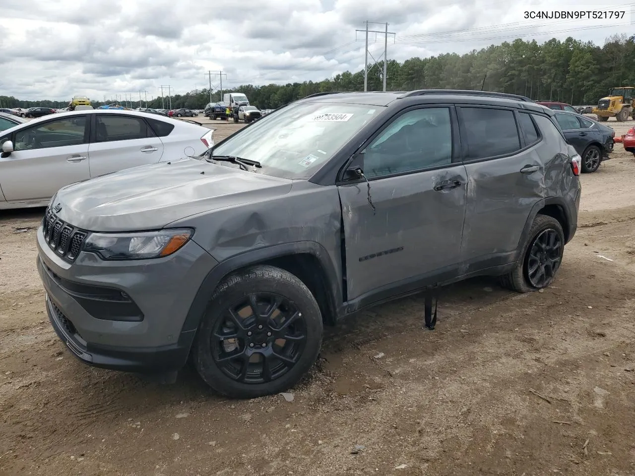 2023 Jeep Compass Latitude VIN: 3C4NJDBN9PT521797 Lot: 71074164