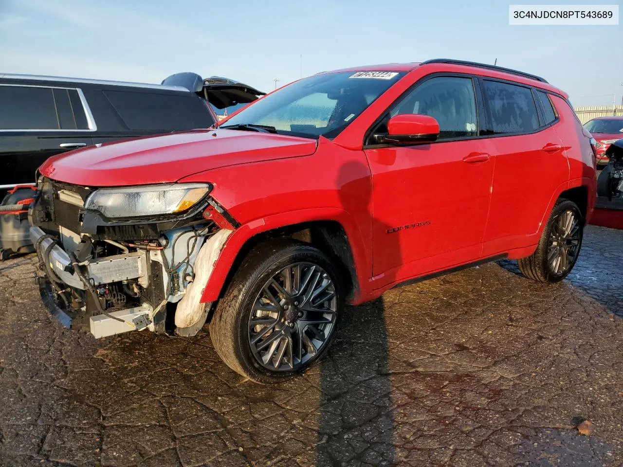 2023 Jeep Compass Limited VIN: 3C4NJDCN8PT543689 Lot: 71253444