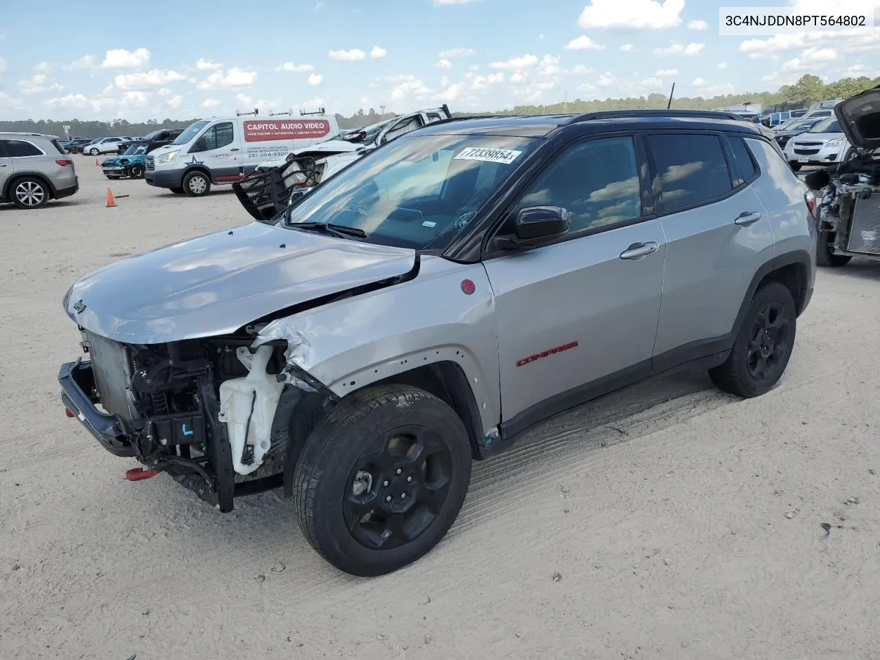 2023 Jeep Compass Trailhawk VIN: 3C4NJDDN8PT564802 Lot: 72339854