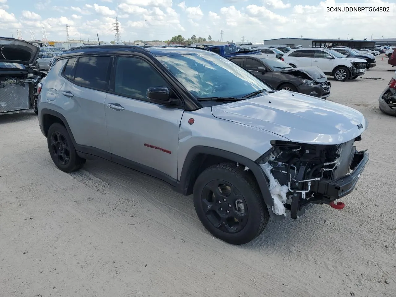 2023 Jeep Compass Trailhawk VIN: 3C4NJDDN8PT564802 Lot: 72339854