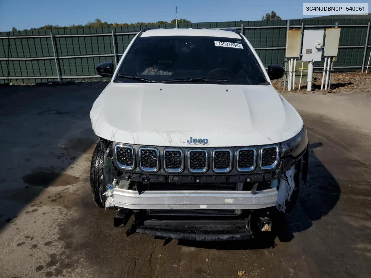 2023 Jeep Compass Latitude VIN: 3C4NJDBN0PT540061 Lot: 74997554