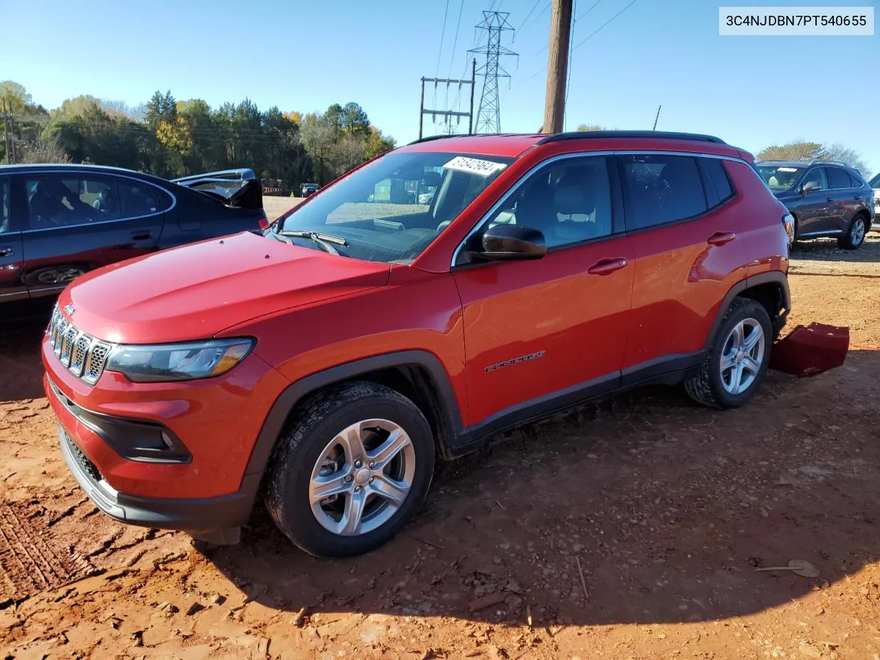 2023 Jeep Compass Latitude VIN: 3C4NJDBN7PT540655 Lot: 81542964