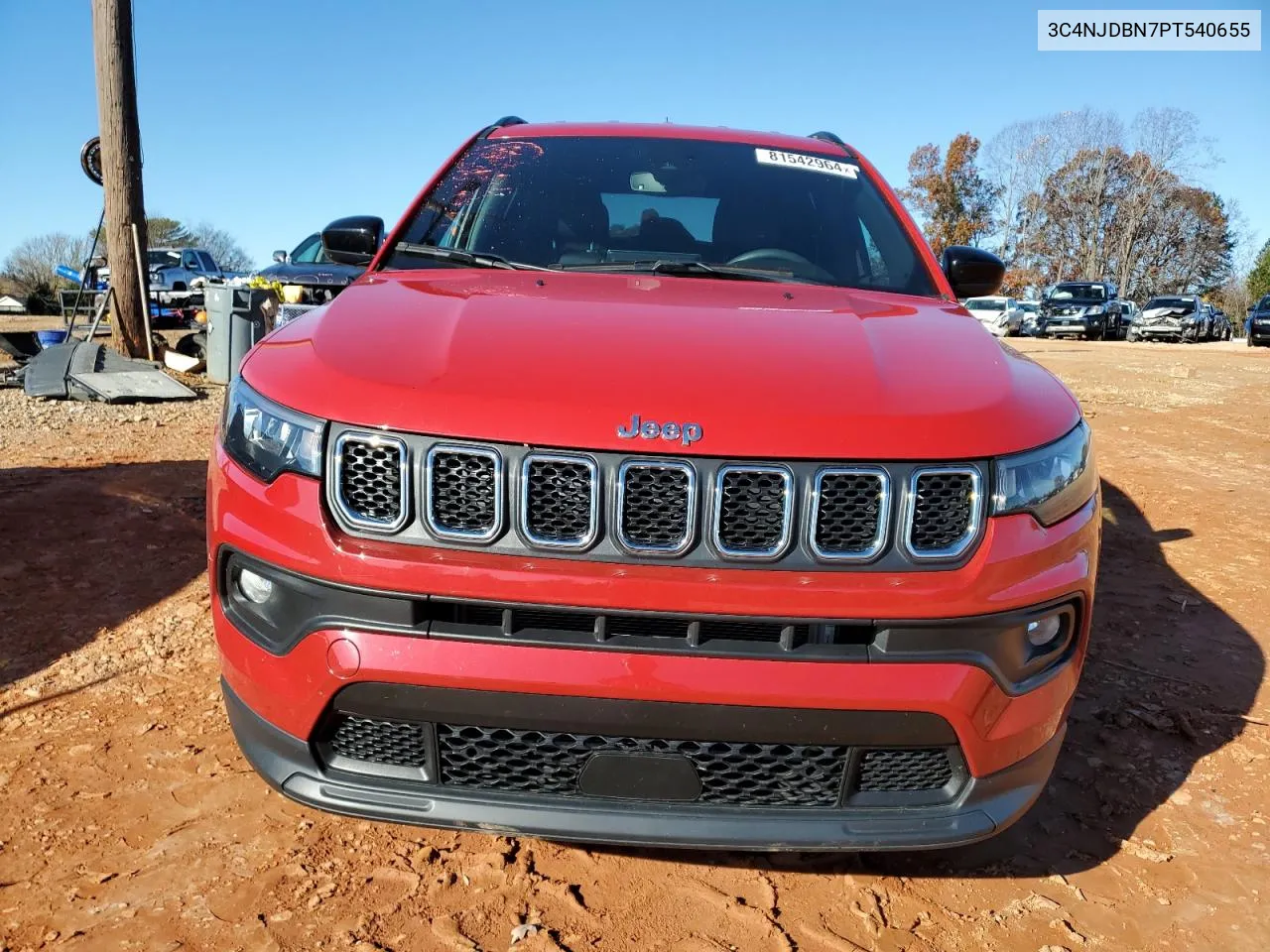 2023 Jeep Compass Latitude VIN: 3C4NJDBN7PT540655 Lot: 81542964