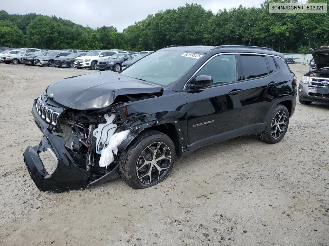 2024 Jeep Compass Limited VIN: 3C4NJDCN6RT603021 Lot: 62019344