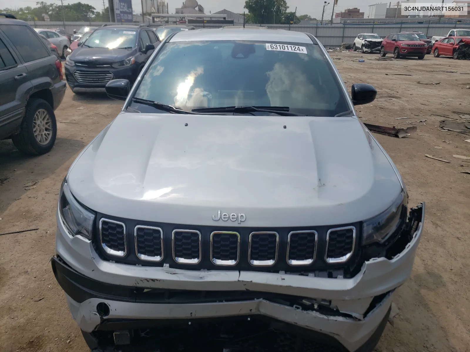 2024 Jeep Compass Sport VIN: 3C4NJDAN4RT156031 Lot: 63101124