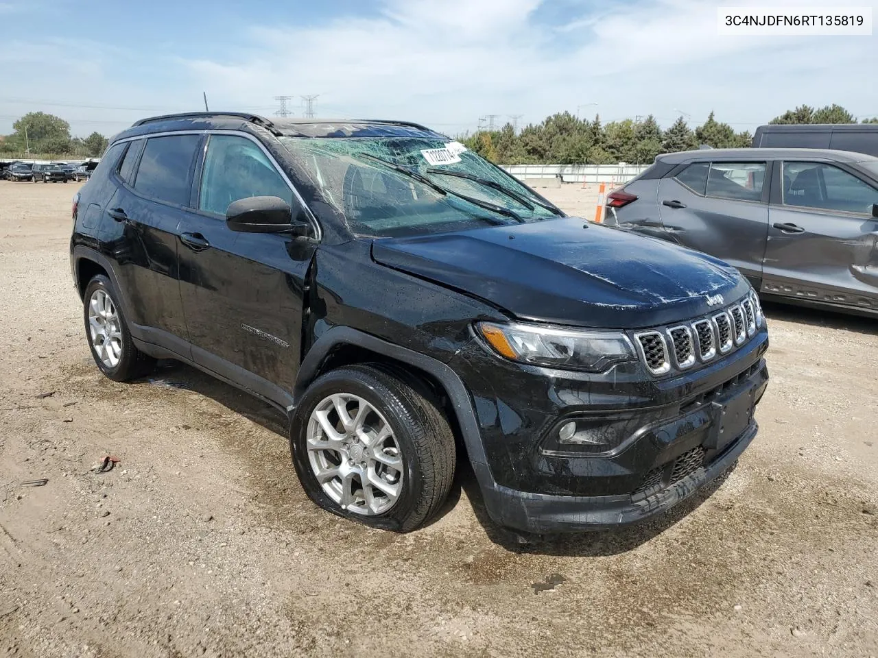 2024 Jeep Compass Latitude Lux VIN: 3C4NJDFN6RT135819 Lot: 71220774