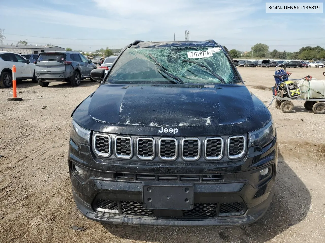 2024 Jeep Compass Latitude Lux VIN: 3C4NJDFN6RT135819 Lot: 71220774