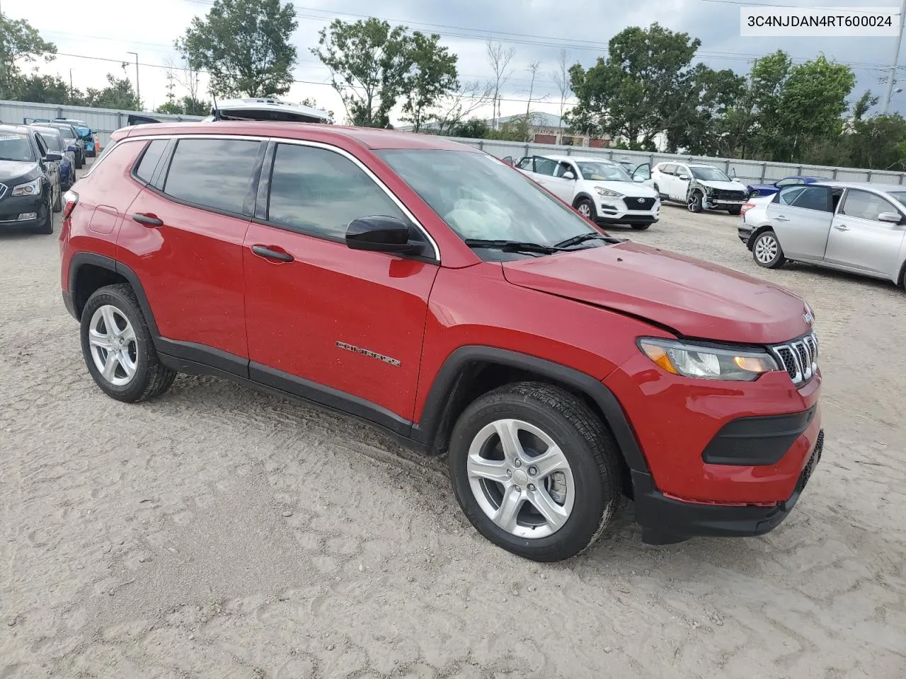 2024 Jeep Compass Sport VIN: 3C4NJDAN4RT600024 Lot: 71503174