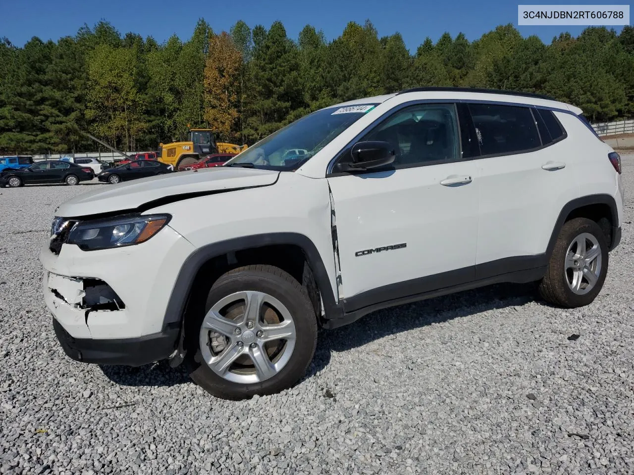 2024 Jeep Compass Latitude VIN: 3C4NJDBN2RT606788 Lot: 73986744