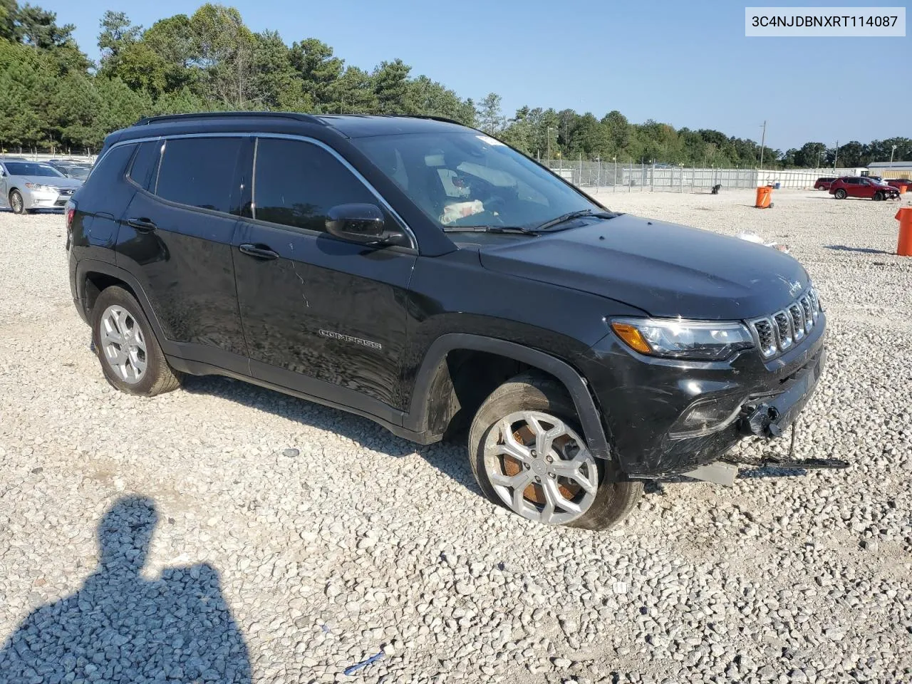 2024 Jeep Compass Latitude VIN: 3C4NJDBNXRT114087 Lot: 75127124