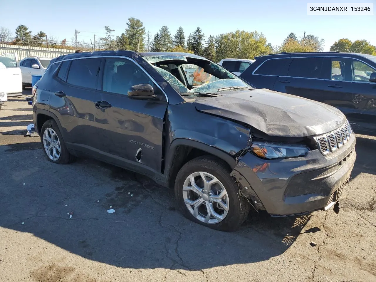 2024 Jeep Compass Sport VIN: 3C4NJDANXRT153246 Lot: 76247654