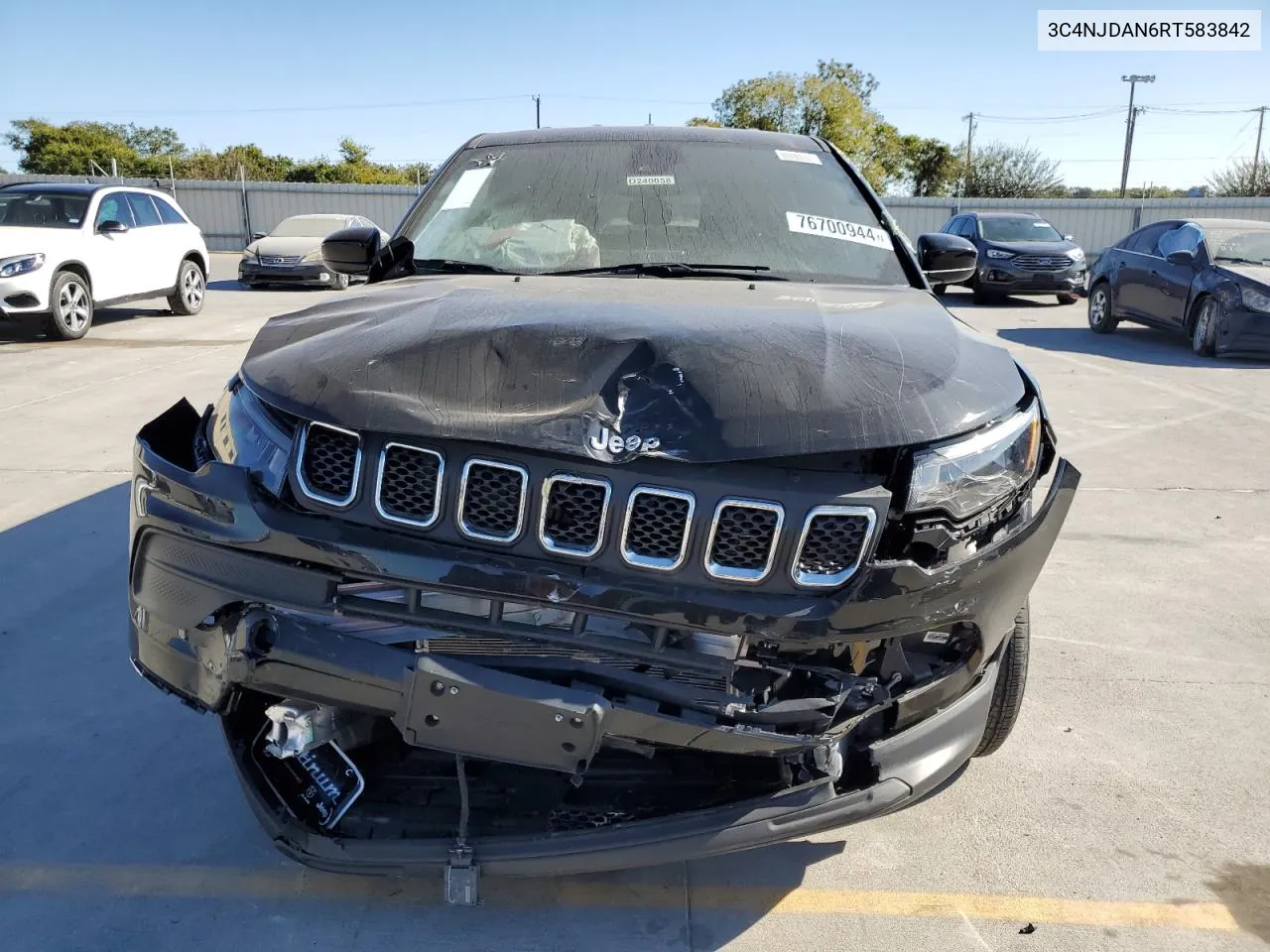 2024 Jeep Compass Sport VIN: 3C4NJDAN6RT583842 Lot: 76700944