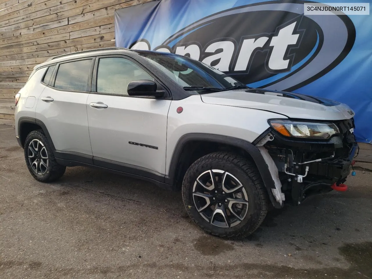 2024 Jeep Compass Trailhawk VIN: 3C4NJDDN0RT145071 Lot: 77041504