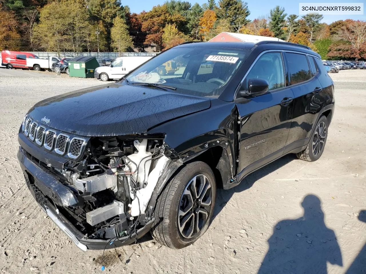 2024 Jeep Compass Limited VIN: 3C4NJDCNXRT599832 Lot: 77135574