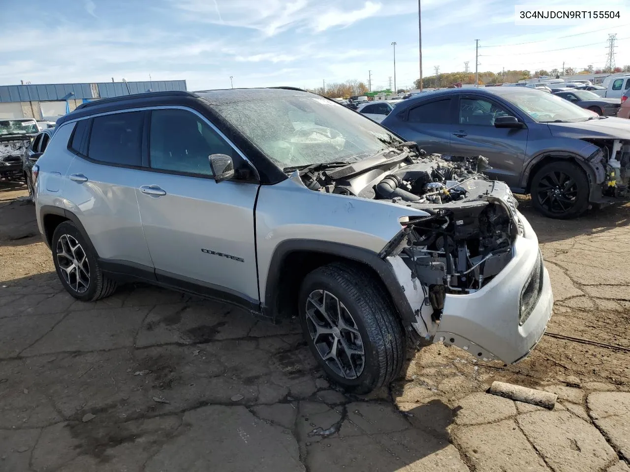 2024 Jeep Compass Limited VIN: 3C4NJDCN9RT155504 Lot: 77978884