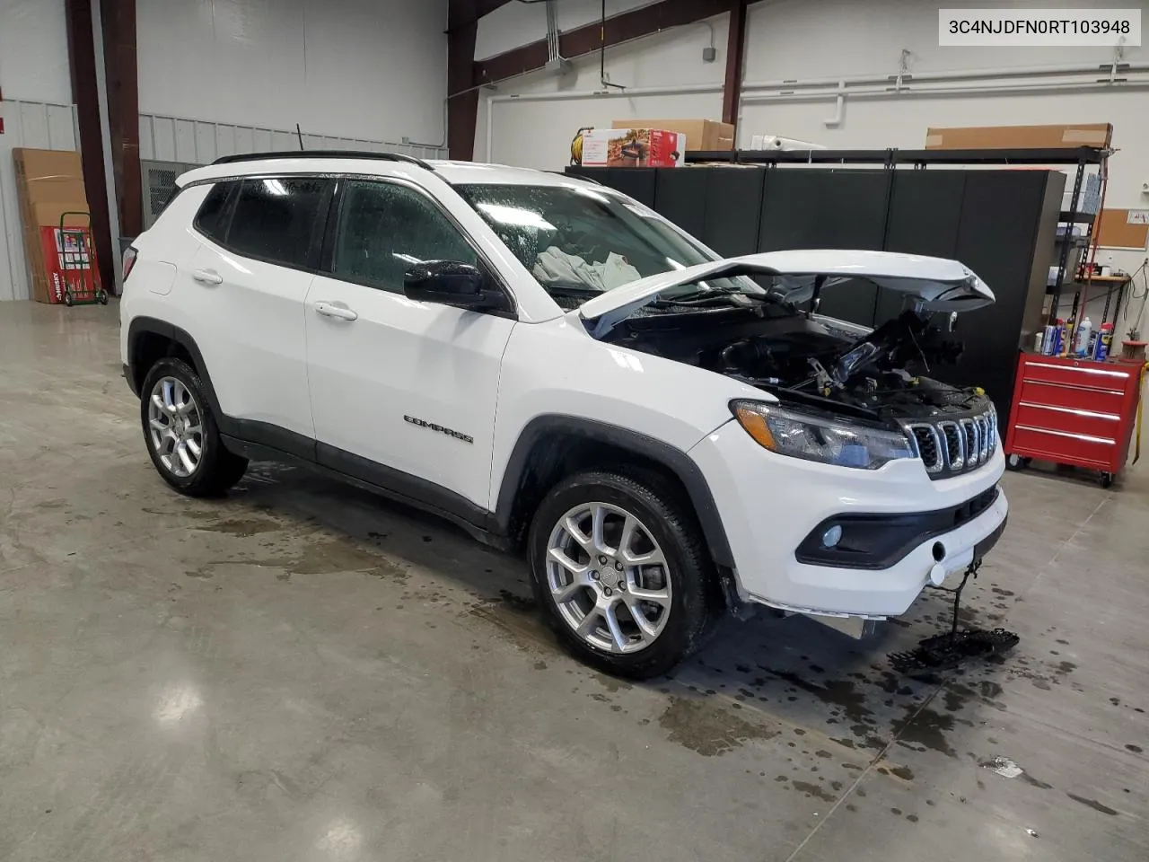 2024 Jeep Compass Latitude Lux VIN: 3C4NJDFN0RT103948 Lot: 78613254