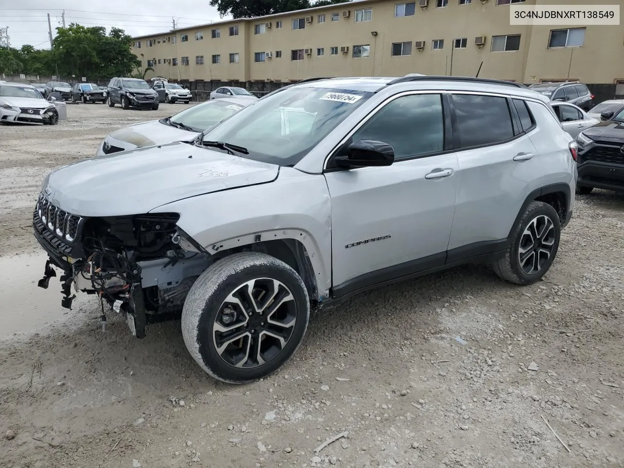 2024 Jeep Compass Latitude VIN: 3C4NJDBNXRT138549 Lot: 79680754