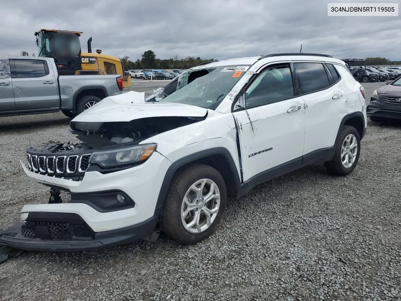 2024 Jeep Compass Latitude VIN: 3C4NJDBN5RT119505 Lot: 80395414