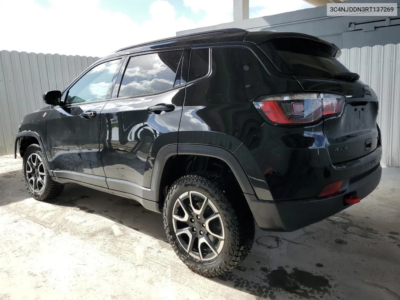 2024 Jeep Compass Trailhawk VIN: 3C4NJDDN3RT137269 Lot: 80937254